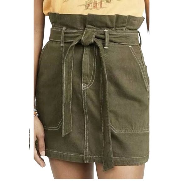 NWT Free People Splendor In The Grass tie waist skirt - Picture 4 of 8